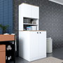 Hanah Home Armario para Lavadora KD102 - 2160 - Nogal, Organizador Funcional para Lavadero